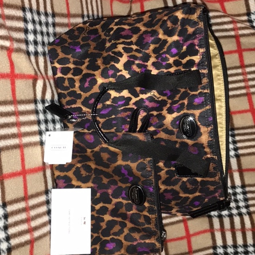 Coach Signature Nylon Small Packable tote